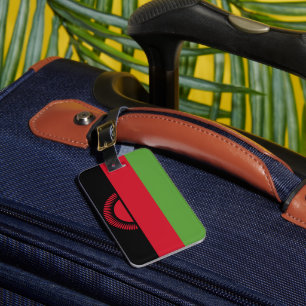 Malawi vlag bagagelabel