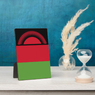 Malawi vlag fotoplaat