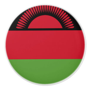 Malawi vlag keramische knop