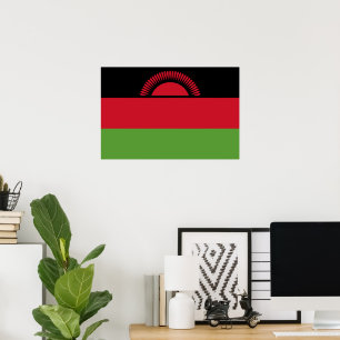 Malawi vlag poster