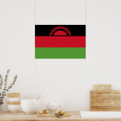 Malawi vlag poster (Keuken)
