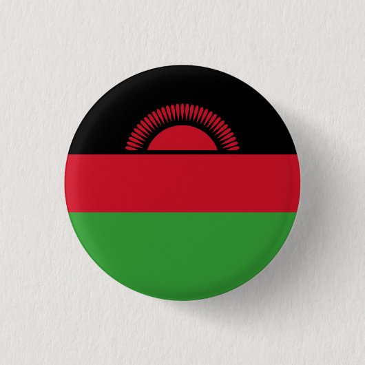 Malawische vlag, Vlag van Malawi Ronde Button 3,2 Cm (Voorkant)