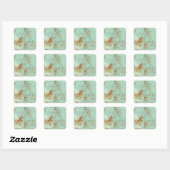 Malay Archipelago 2 Vierkante Sticker (Vel)