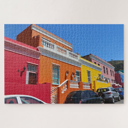 Malay Quarter, Kaapstad, Zuid-Afrika Legpuzzel (Horizontaal)