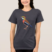 Malayan Banded Pitta Tri-Blend Shirt (Voorkant)
