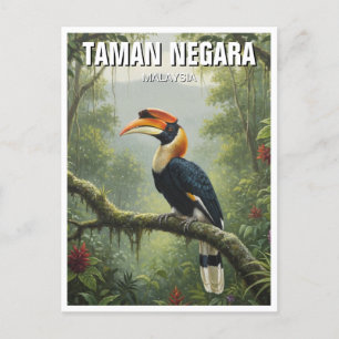 Malaysia Taman Negara Hornbill Briefkaart