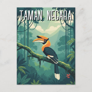 Malaysia Taman Negara Hornbill Briefkaart