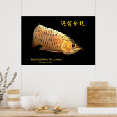 Malaysian Golden Arowana Poster (Keuken)
