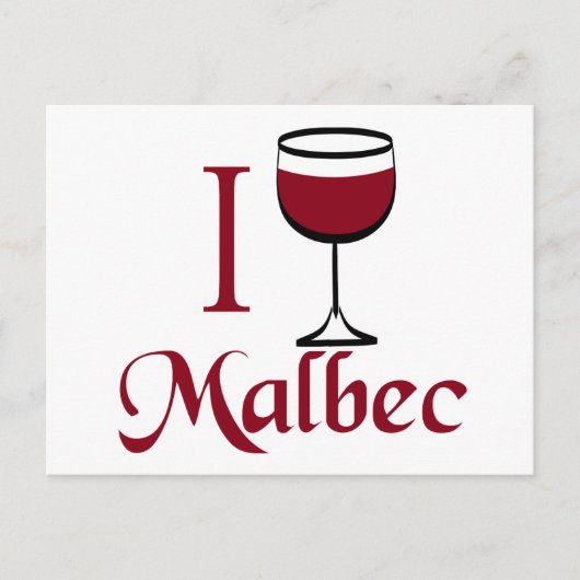 Malbec Wine Lover Gifts Briefkaart (Voorkant)