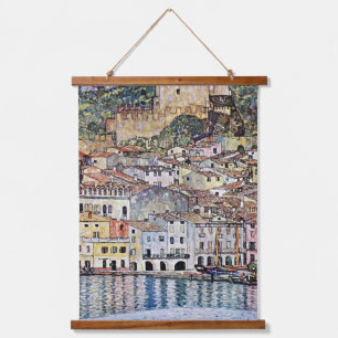 Malcesine bij het Gardameer, Gustav Klimt Hangend Wandkleed