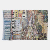 Malcesine bij het Gardameer, Gustav Klimt Theedoek (Horizontaal)