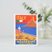 Malcesine castle, Lake Garda, Italië Briefkaart (Staand voorkant)