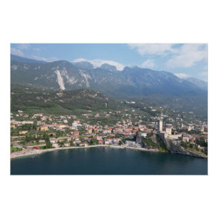 Malcesine Gardameer Italië Perfect Poster