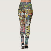 Malcesine op het Gardameer door Gustav Klimt Leggings (Achterkant)