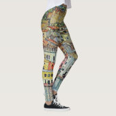 Malcesine op het Gardameer door Gustav Klimt Leggings (Rechts)