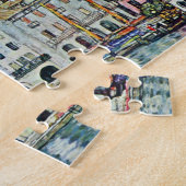 Malcesine op het Gardameer door Gustav Klimt Legpuzzel (Zijkant)