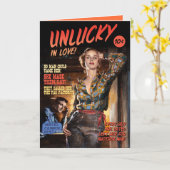 Malchanceux en amour [drôle de carte de voeux] (Fleur jaune)