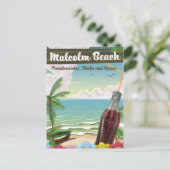 Malcolm Beach, Providenciales, Turks en Caicos Briefkaart (Staand voorkant)