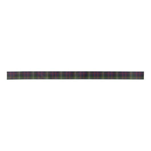 Malcolm Clan Tartan Pset Ribbon Lint (Voorkant)