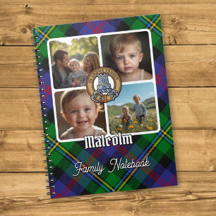 Malcolm Familiefotocollage Notitieboek