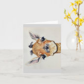 Malcom notitiekaart met lege binnenkant voor beric (Gele Bloem)