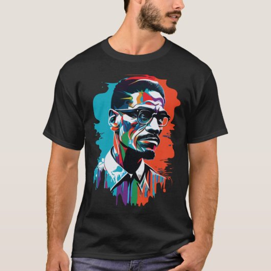 Malcom X T-shirt (Voorkant)