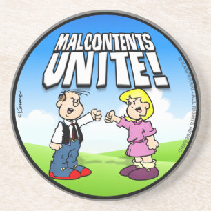 Malcontent Unite Zandsteen Onderzetter