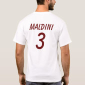 Maldini AC Milan Shirt (Achterkant)