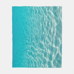 Maldive Beach Reflections Mooi Uitzicht. Fleece Deken