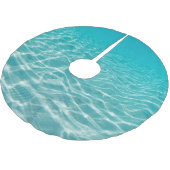 Maldive Beach Reflections Mooi Uitzicht. Kerstboom Rok (Gekanteld)