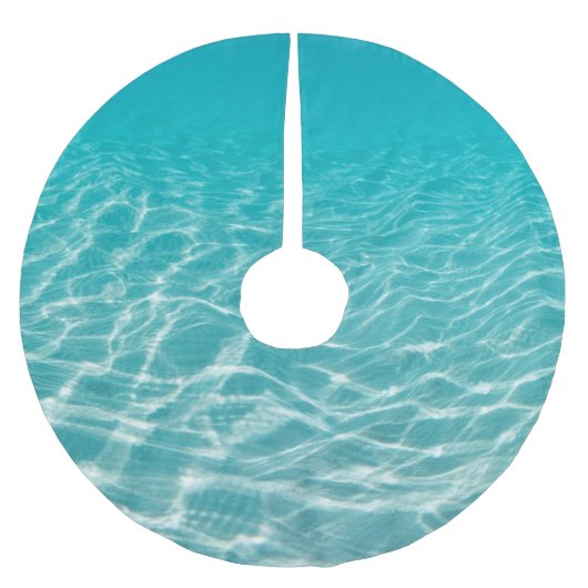 Maldive Beach Reflections Mooi Uitzicht. Kerstboom Rok (Voorkant)