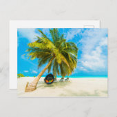 Maldiven Beach briefkaart (Voorkant / Achterkant)