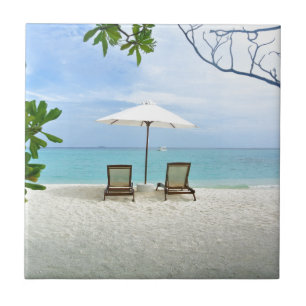 Maldiven Beach Tegeltje