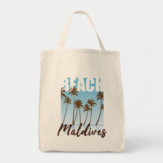 Maldiven Beach Tote Bag (Voorkant)