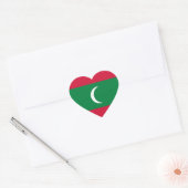 maldiven hart sticker (Envelop)