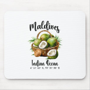 Maldiven Kokosnoot Indische Oceaan Tropisch Eiland Muismat