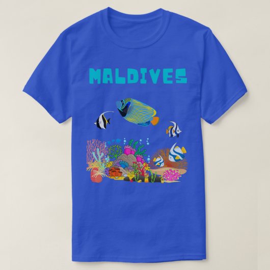 Maldiven koraalrif 1 t-shirt (Design voorkant)