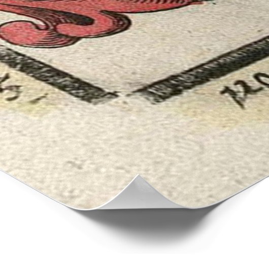 Maldiven Map (1705) Poster (Hoek)