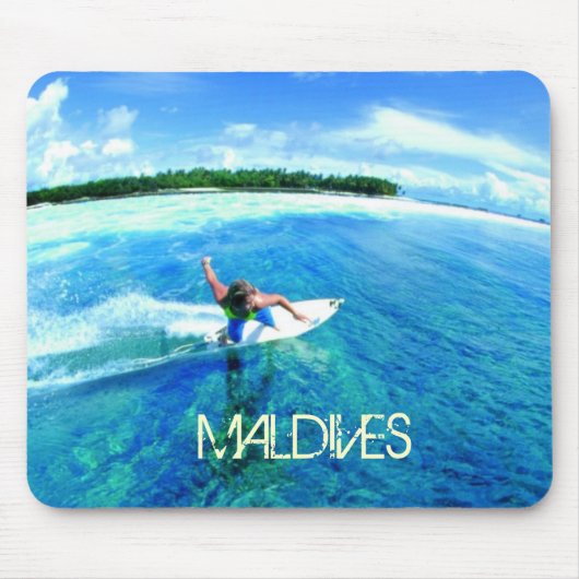 Maldiven mousepad muismat (Voorkant)