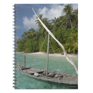 Maldiven, Noord-Male Atol, Eiland Kuda Notitieboek