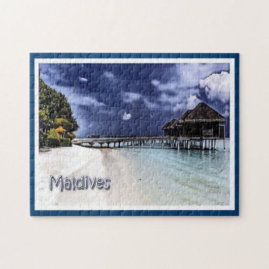 Maldiven - Panorama - Legpuzzel (Horizontaal)