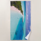 Maldiven strandhanddoek strandlaken (Voorkant)