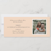 Maldiven Ticket Pass Destination Wedding Kaart (Achterkant)