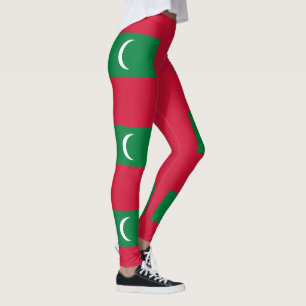 Maldiven vlag leggings