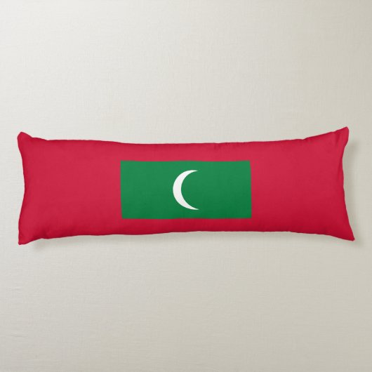 Maldiven vlag lichaamskussen (Achterkant)