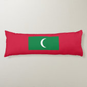 Maldiven vlag lichaamskussen (Voorkant)