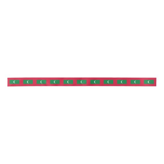 Maldiven vlag lint (Voorkant)