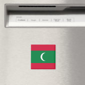Maldiven vlag magneet (Insitu (Vaatwasser))