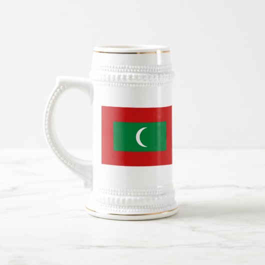 Maldiven vlag ~ Map Mok (Links)