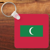 Maldiven vlag sleutelhanger (Voorkant)